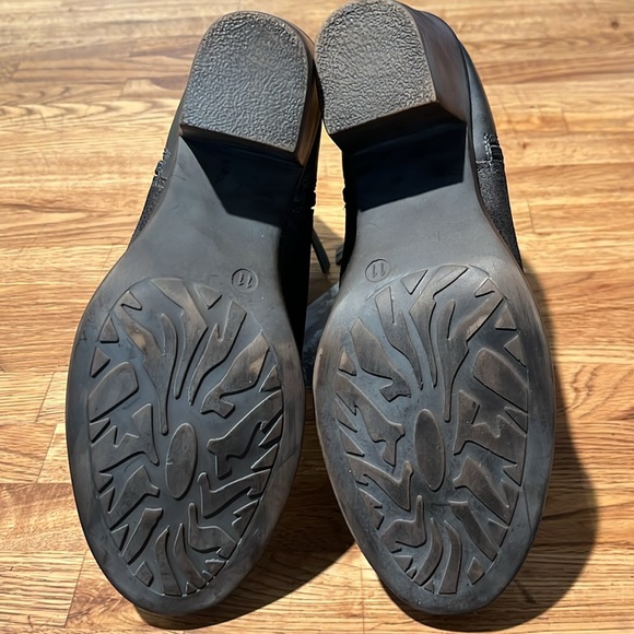 NWT BED/STU Suede Lina Stacked Heel Booties - Picture 5 of 8